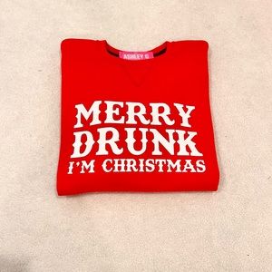 Red Christmas Crewneck Sweatshirt